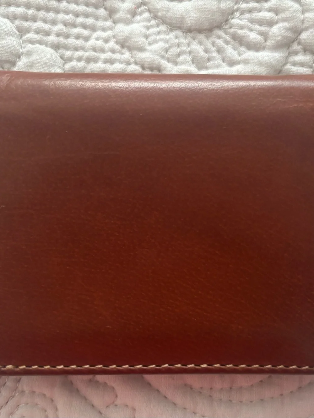 Coach Men's Brown Bifold Wallet w/ Credit Card Slots, Folding, Logo